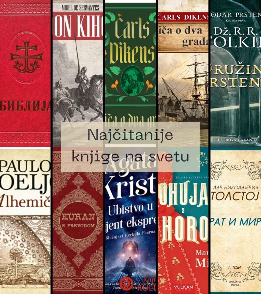 Najčitanije knjige na svetu predstavljene kroz najprodavanije naslove raznih epoha i religija